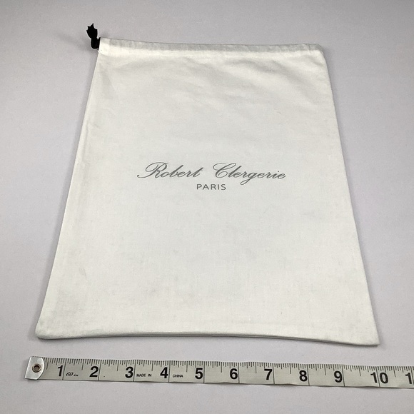 Robert Clergerie Paris White Drawstring Dust Bag - Picture 2 of 7